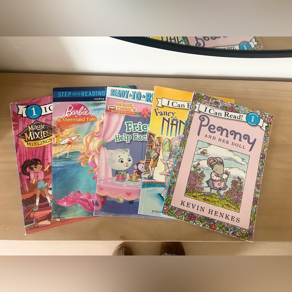 Girls Easy Readers Children's Storybook Collection Lot of 5 Books